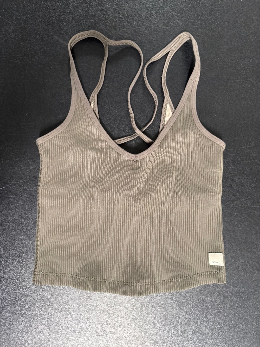 Vuori Cross-Back Ribbed Tank